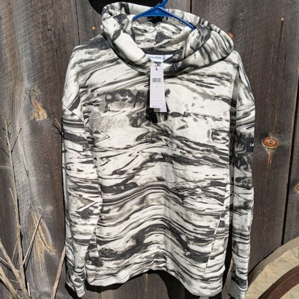 NWT! Men's Calvin Klein Comfort Fit Horizon Hoodie